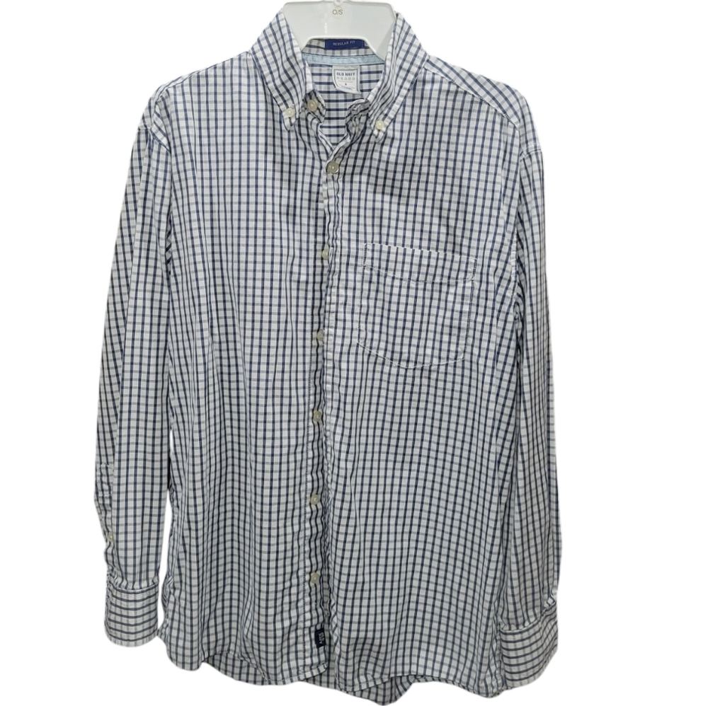 Old Navy regular fit long sleeve button-down Size S